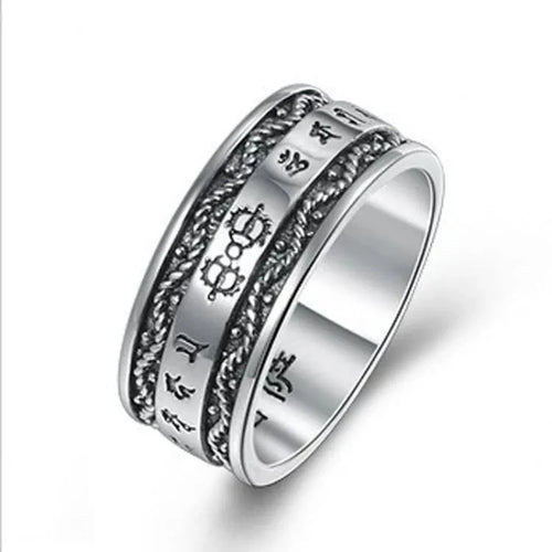 Bague de protection mantra tibétain
