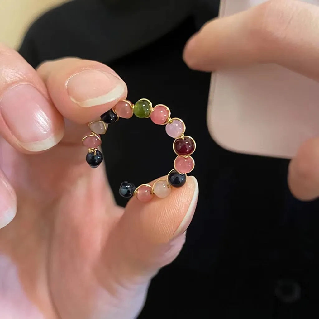 Bague turmaline arc-en-ciel