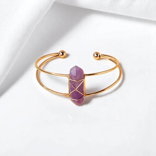 Bague améthyste au design élégant