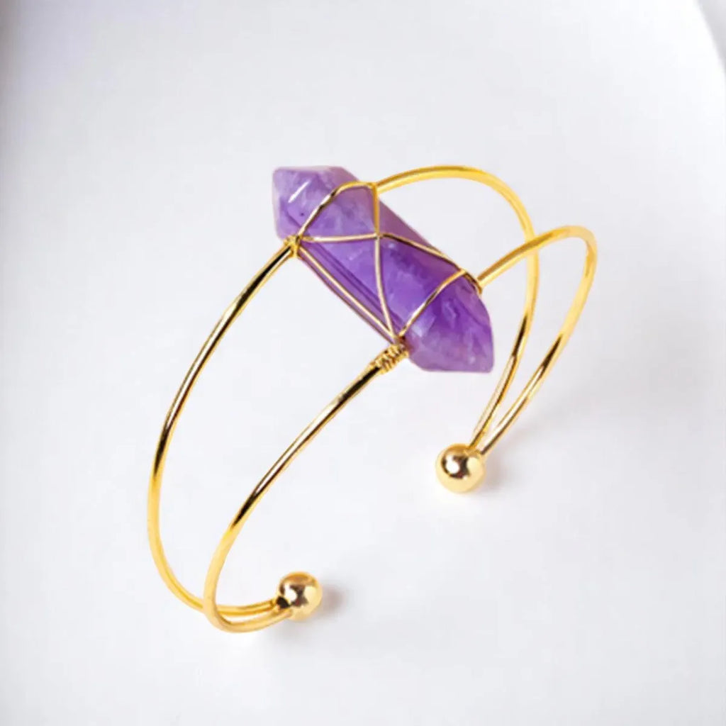 Bague améthyste au design élégant