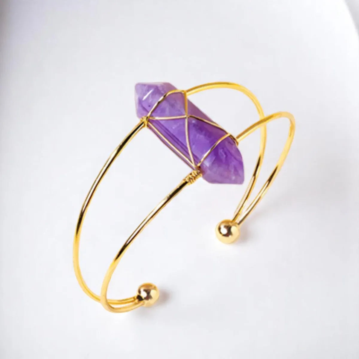 Bague améthyste au design élégant