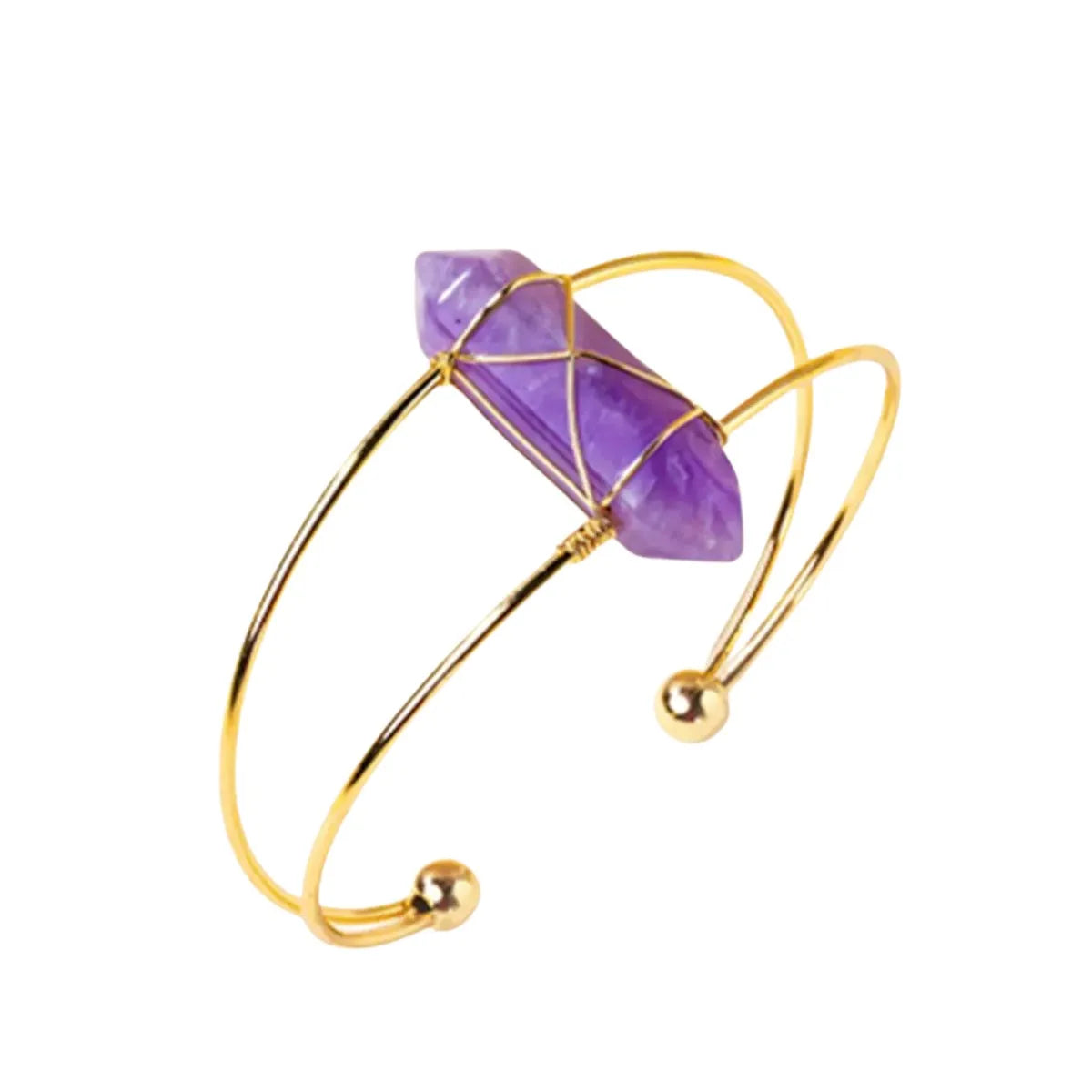 Bague améthyste au design élégant