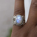 Bague pierre de lune féminine
