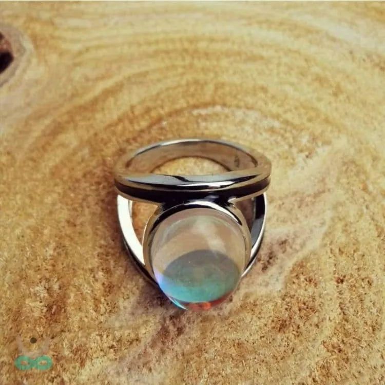 Bague pierre de lune en argent 925