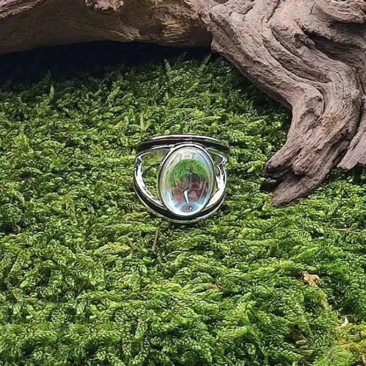Bague pierre de lune en argent 925
