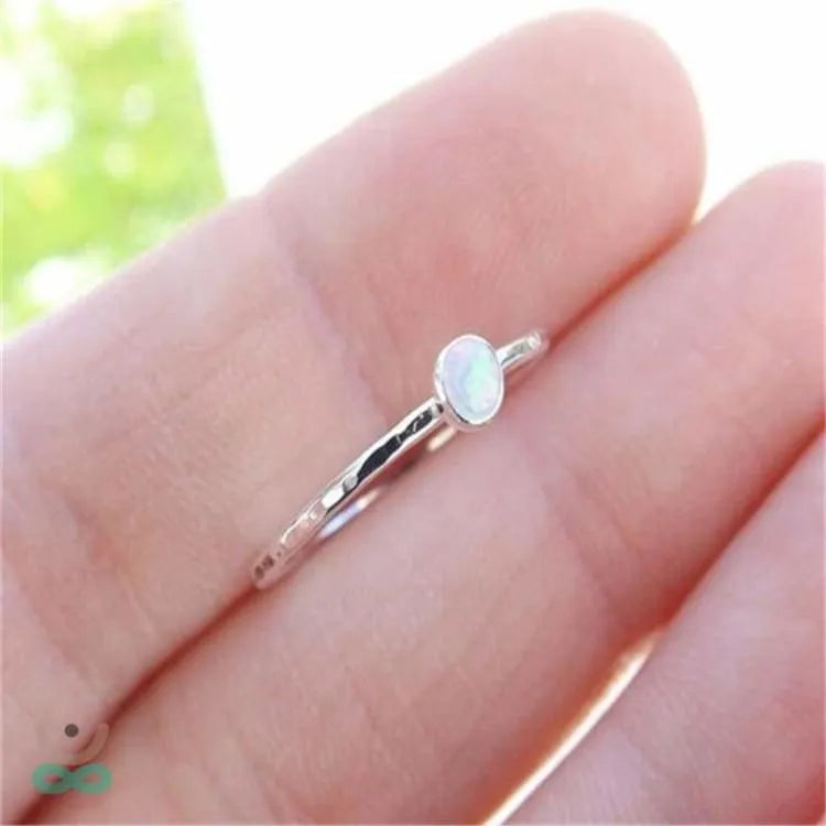 Bague pierre de lune fine