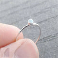 Bague pierre de lune fine