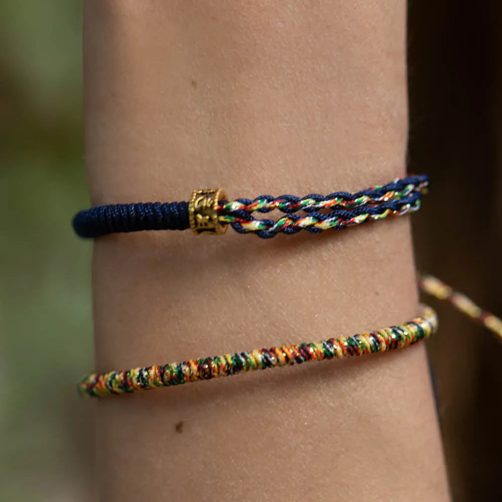 Bracelet turquoise multicolore tibétain