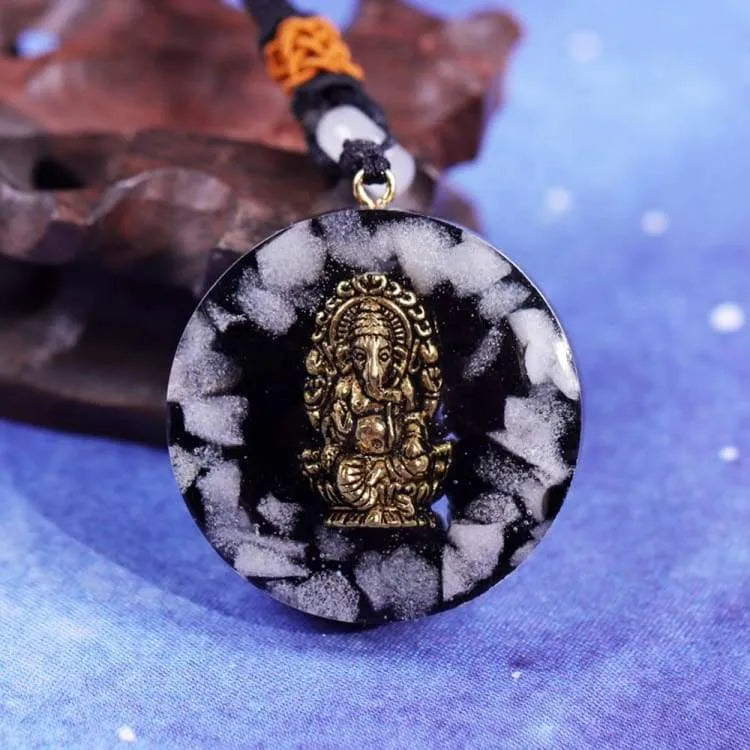 Orgonite pendentif Ganesh