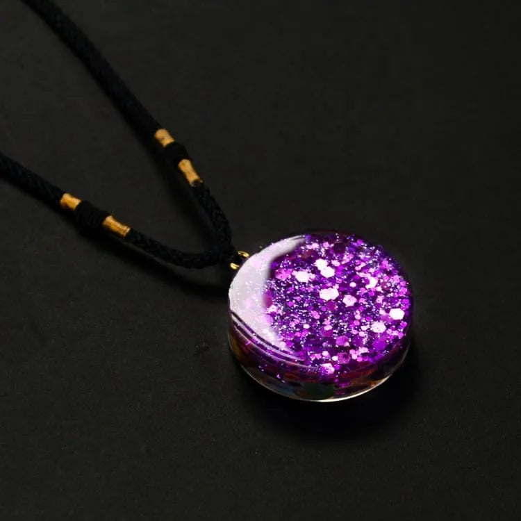Pendentif améthyste orgonite Metatron