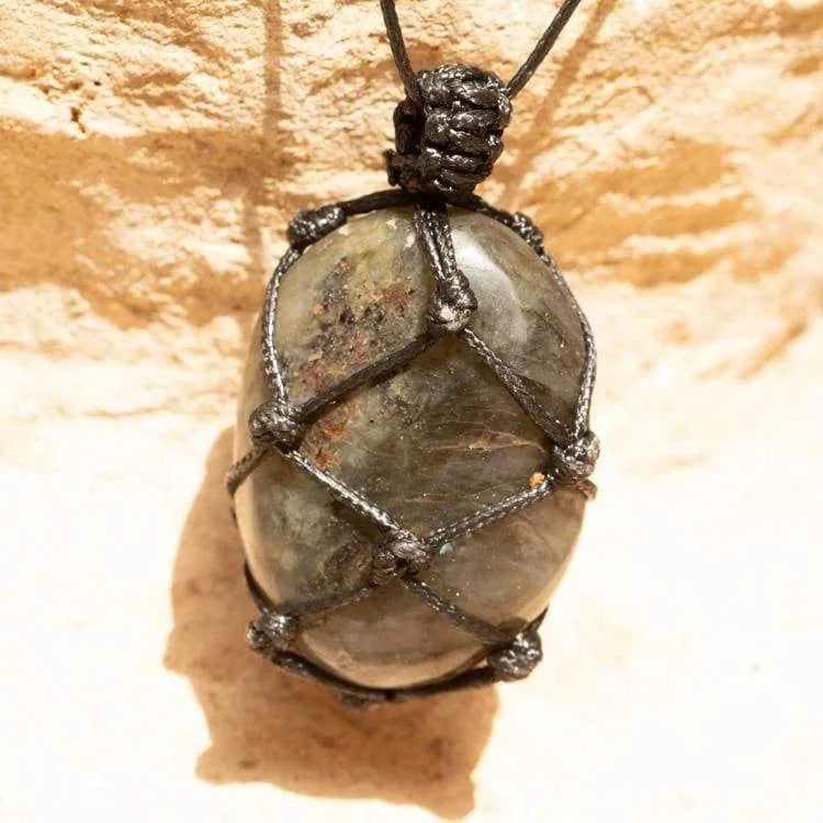 Collier labradorite fait main