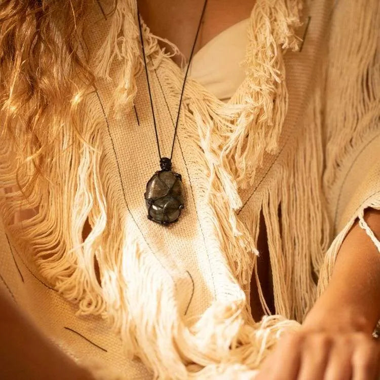 Collier labradorite fait main