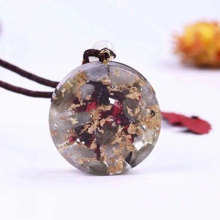 Collier labradorite aura protectrice
