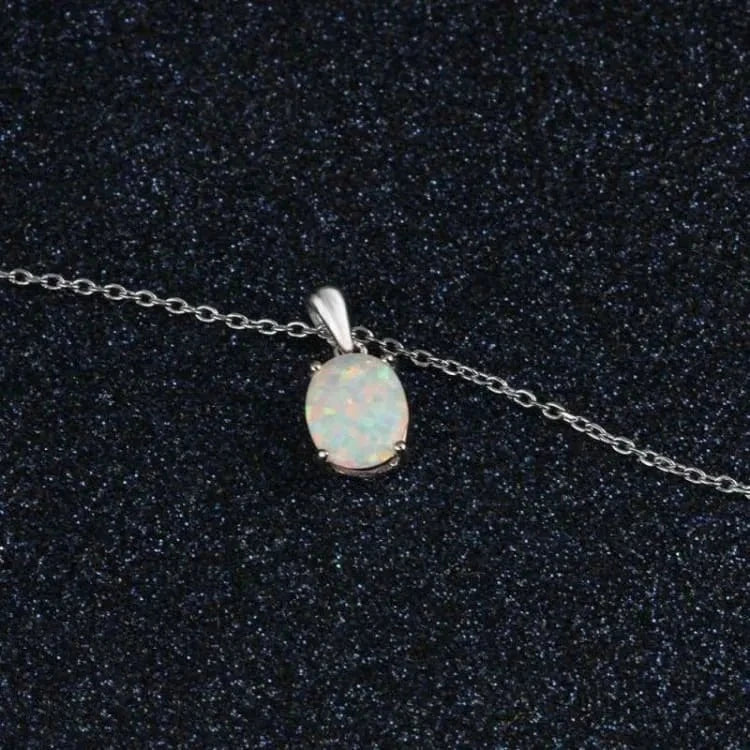 Collier opale en argent 925