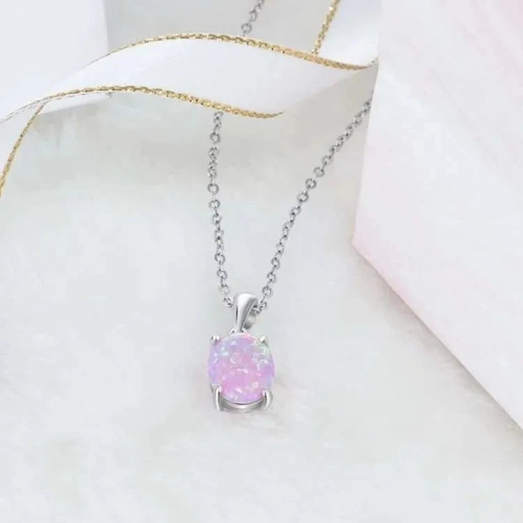 Collier opale en argent 925