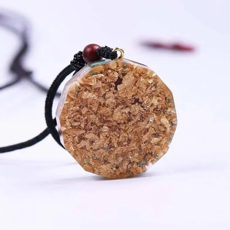 Orgonite pendentif turquoise