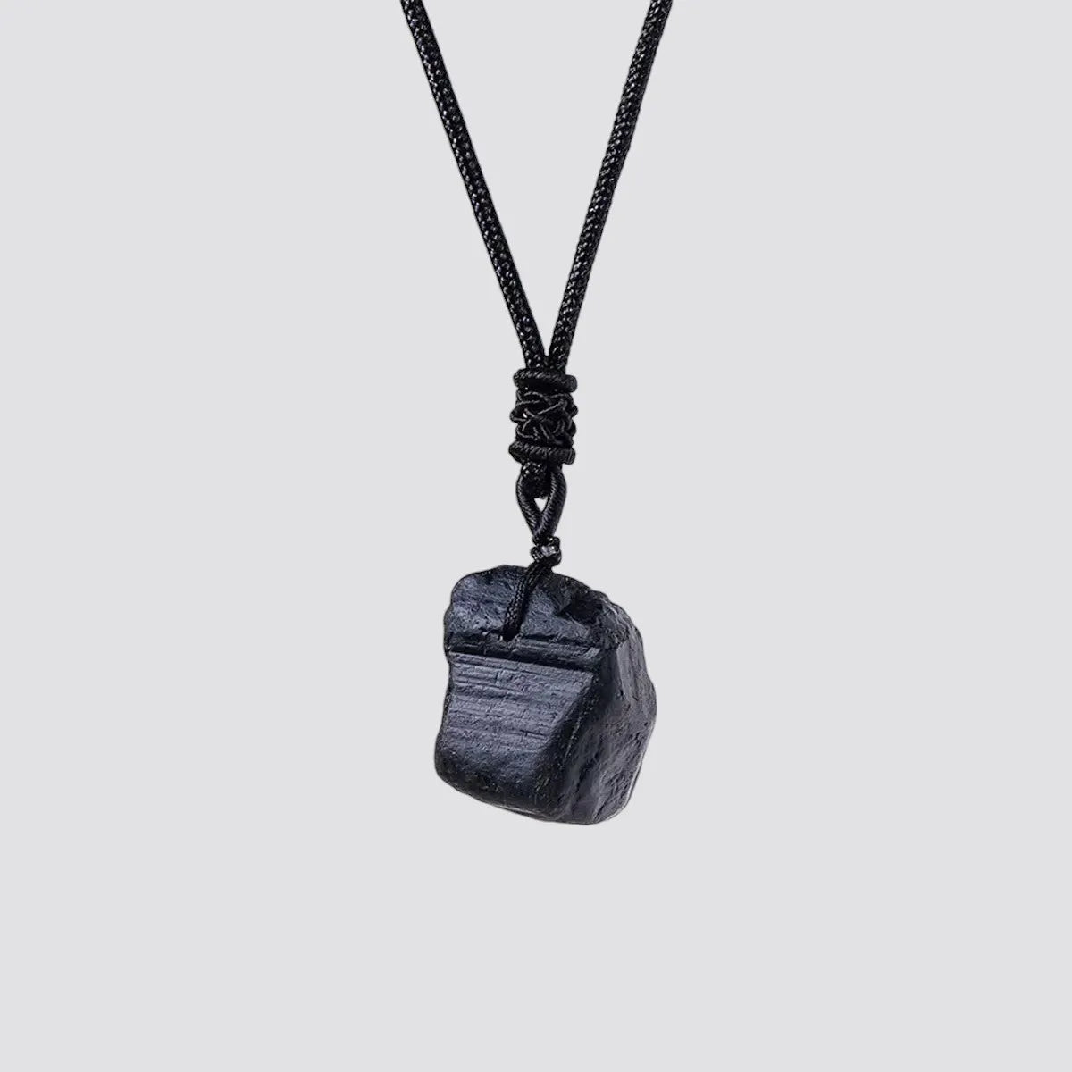 Pendentif tourmaline noire, pierre naturelle