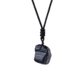 Pendentif tourmaline noire, pierre naturelle
