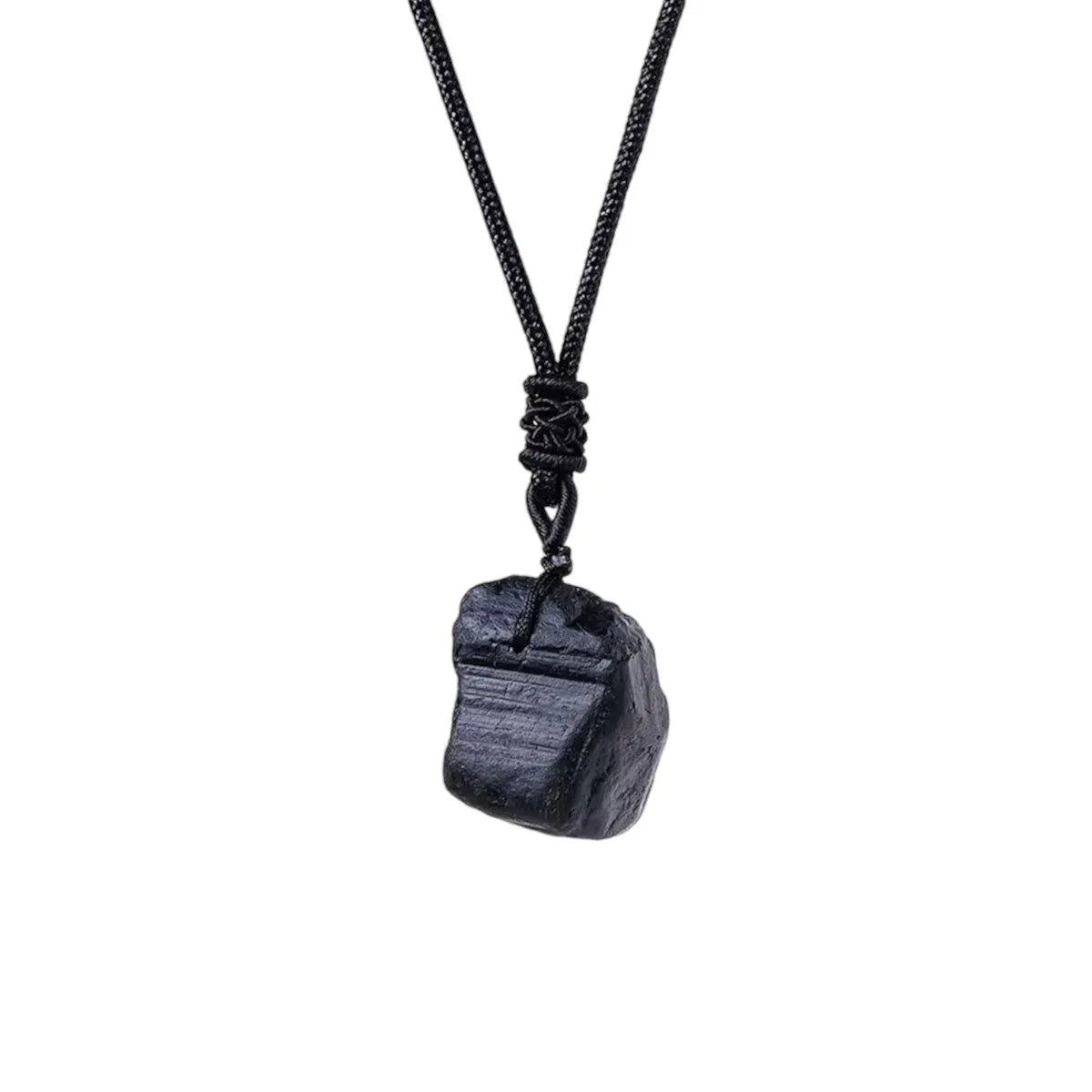 Pendentif tourmaline noire, pierre naturelle