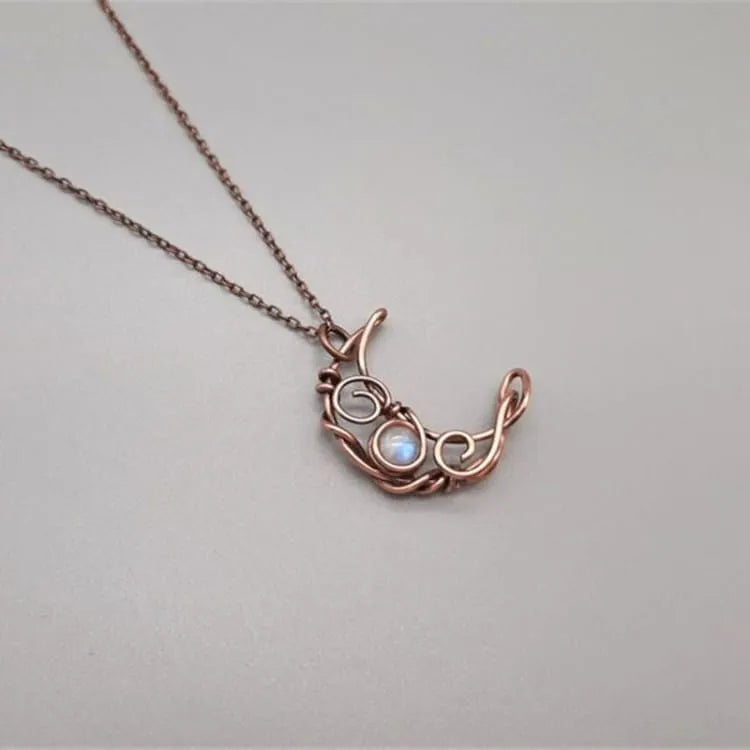Collier pierre de lune en cristal
