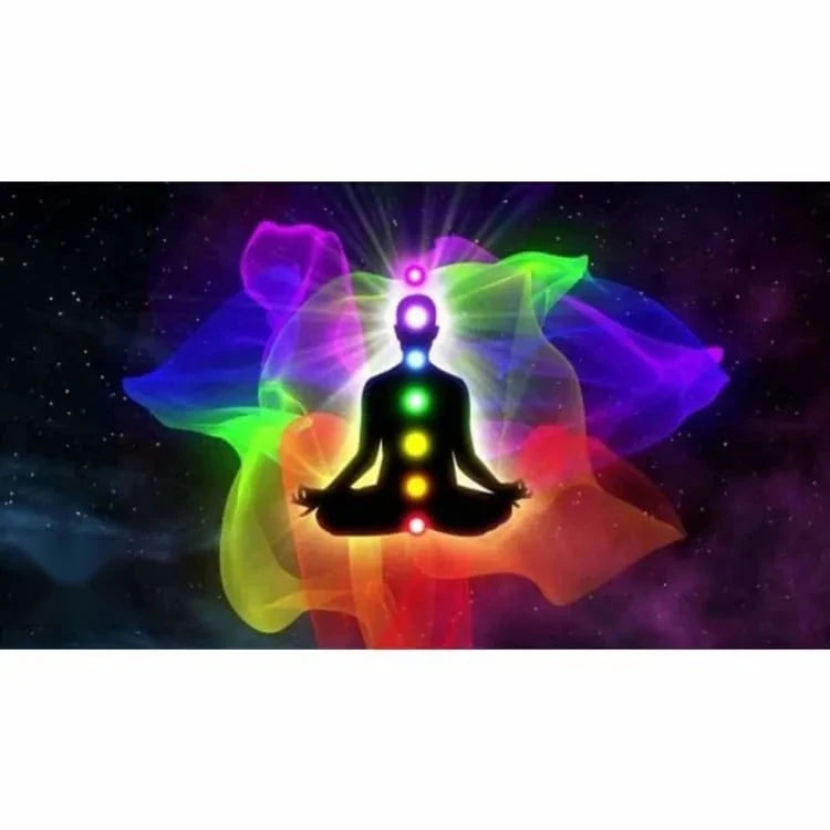 Collier 7 chakras orgonite longue chaîne