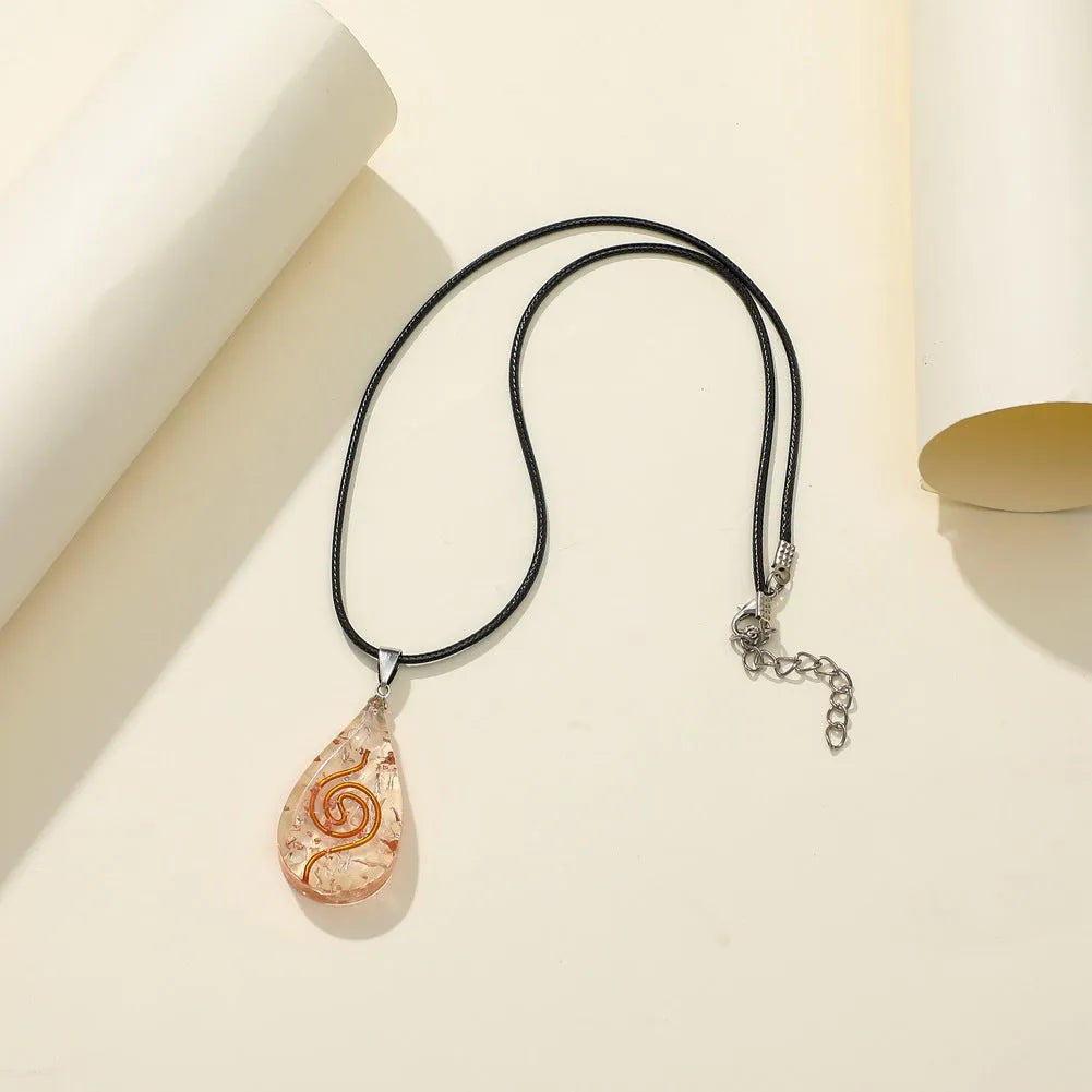Orgonite pendentif cristal de roche