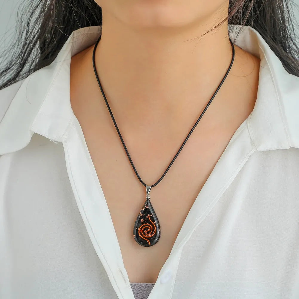 Orgonite pendentif cristal de roche