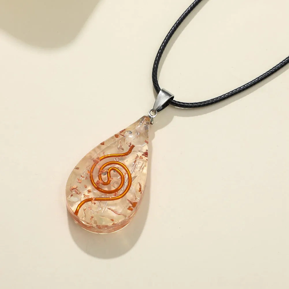 Orgonite pendentif cristal de roche