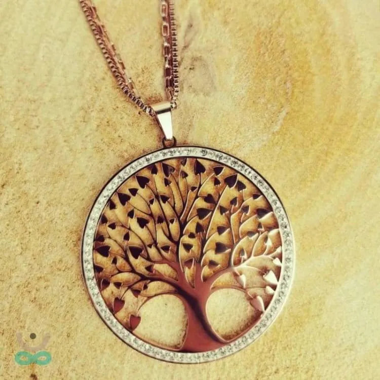Collier arbre de vie doré ou argenté