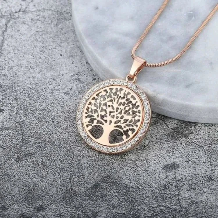 Collier arbre de vie doré ou argenté