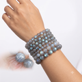Bracelet pierre de lune et labradorite