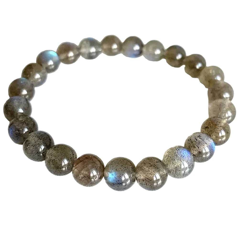 Bracelet labradorite AAA, perles de 8 mm