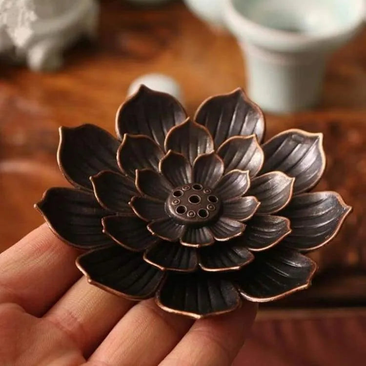 Porte-encens fleur de lotus