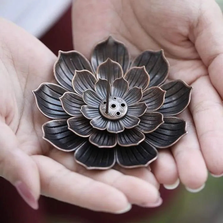 Porte-encens fleur de lotus