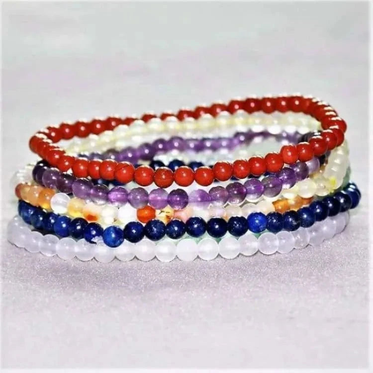 Bracelet 7 chakras, lot de 7