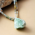 Pendentif amazonite ajustable 40 cm