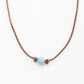Pendentif turquoise en forme de goutte