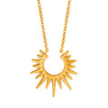 Collier de protection tournesol en titane