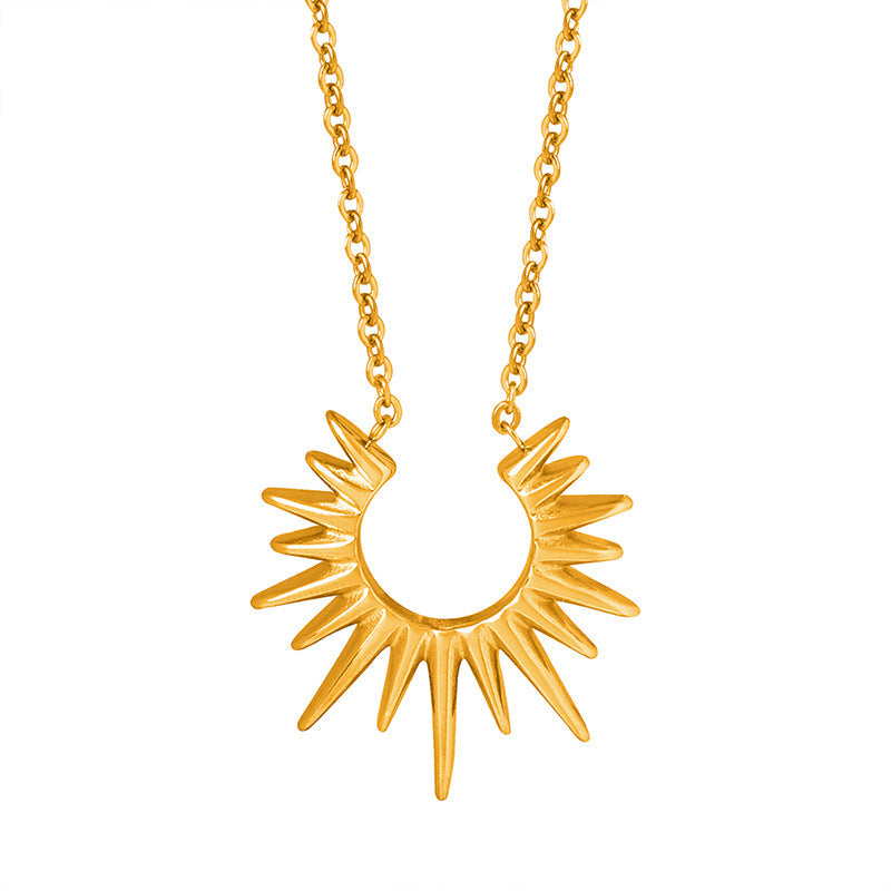 Collier de protection tournesol en titane