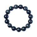 Bracelet obsidienne arc-en-ciel, perles oeil