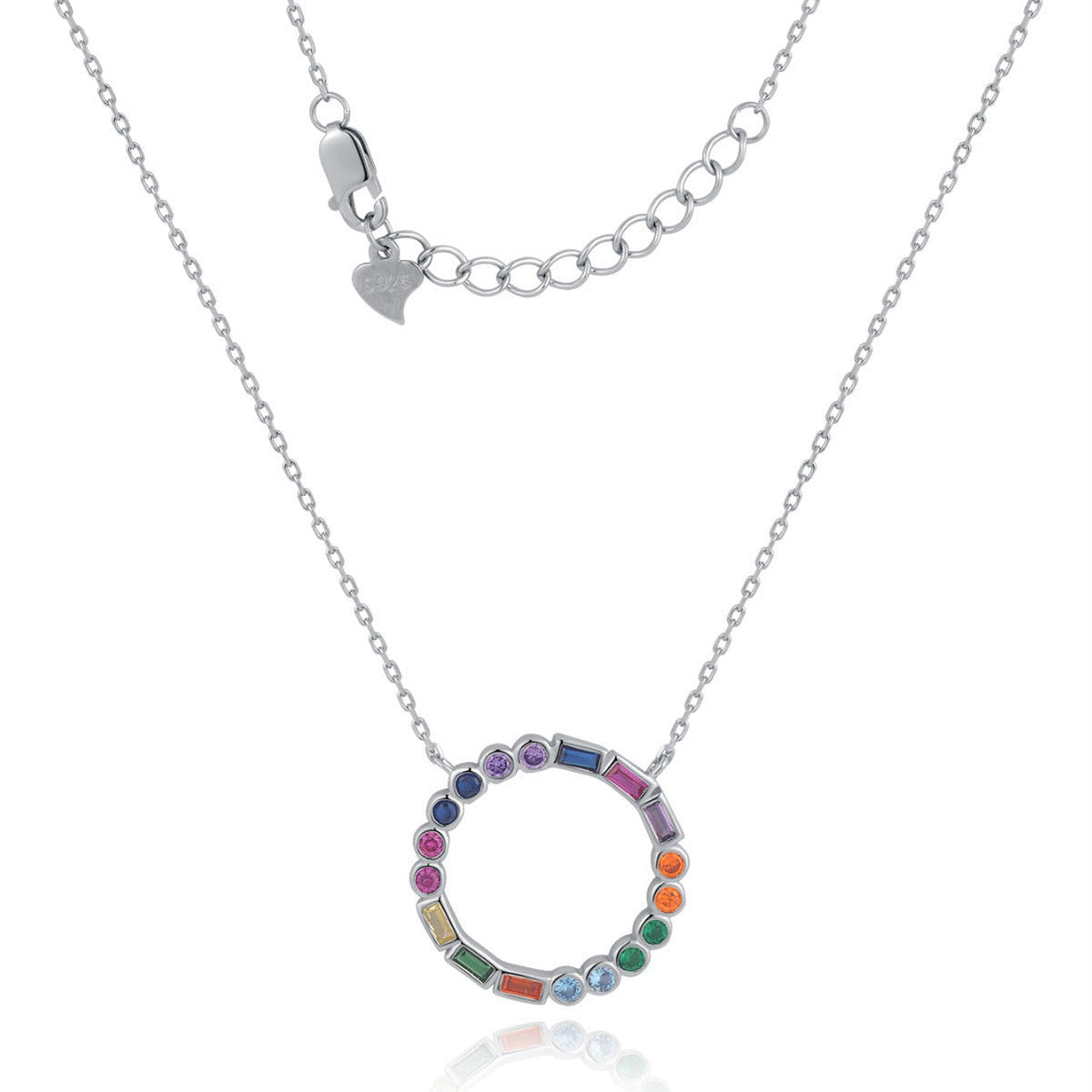 Collier 7 chakras en argent 925