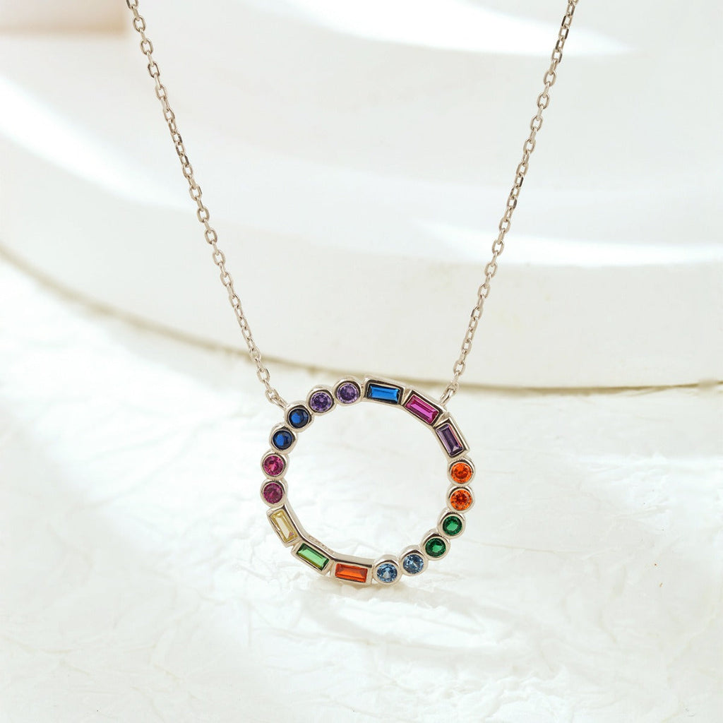Collier 7 chakras en argent 925