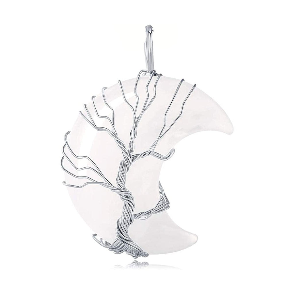 Collier arbre de vie en pierres naturelles