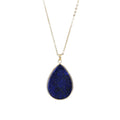 Collier pierre naturelle pendentif goutte