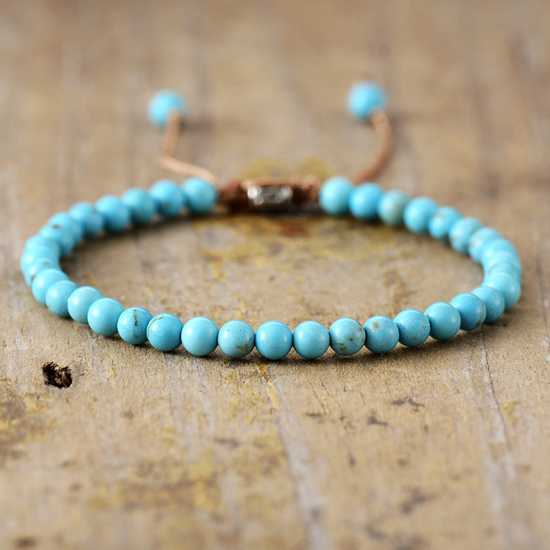 Bracelet turquoise minimaliste ajustable