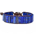 Bracelet lapis lazuli rectangulaire