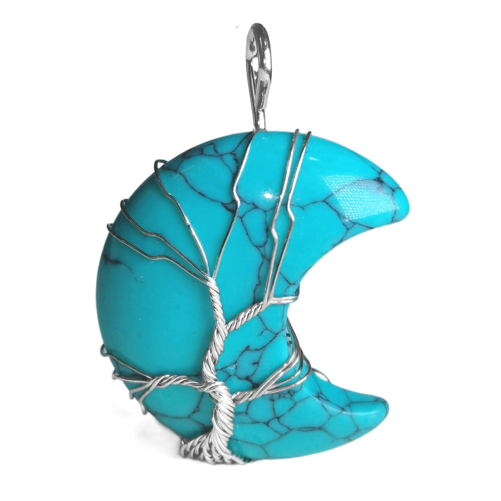 Collier arbre de vie en pierres naturelles