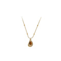 Collier oeil de tigre et ambre
