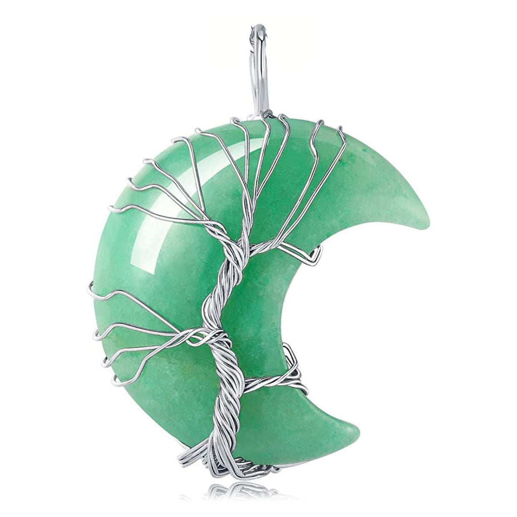 Collier arbre de vie en pierres naturelles