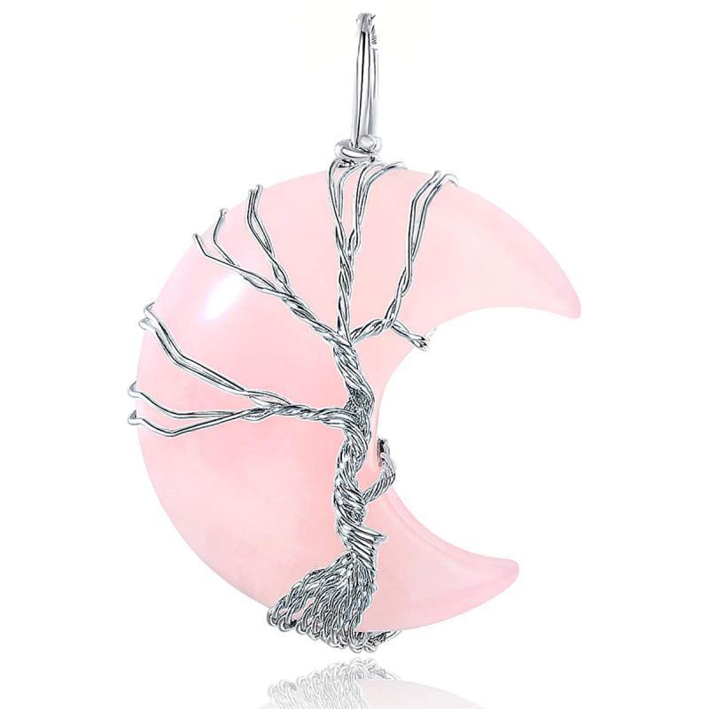 Collier arbre de vie en pierres naturelles